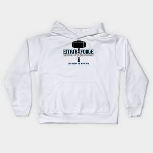 EITRI'S FORGE BLACK Kids Hoodie